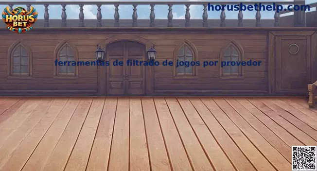 Herramientas de filtrado de juegos por proveedor