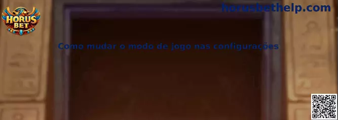 Configuración del modo de juego