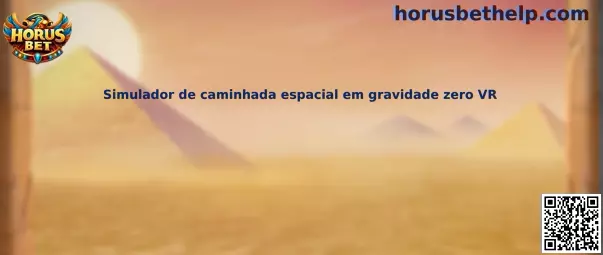 Simulador de caminhada espacial em gravidade zero VR