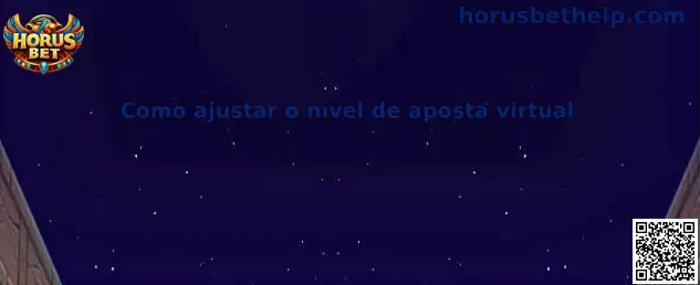 Guía para ajustar el nivel de apuesta virtual