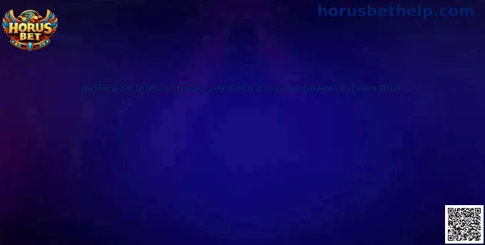 Registro de teléfono móvil con DDD en Horus Bet